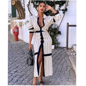 Zara Striped shirt dress